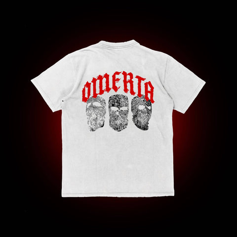 T-Shirt Omerta Blanc