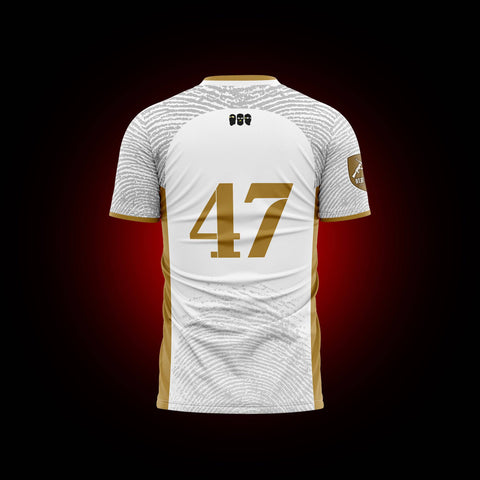 Maillot Omerta Blanc & Orange