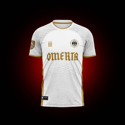 Maillot Omerta Blanc & Orange